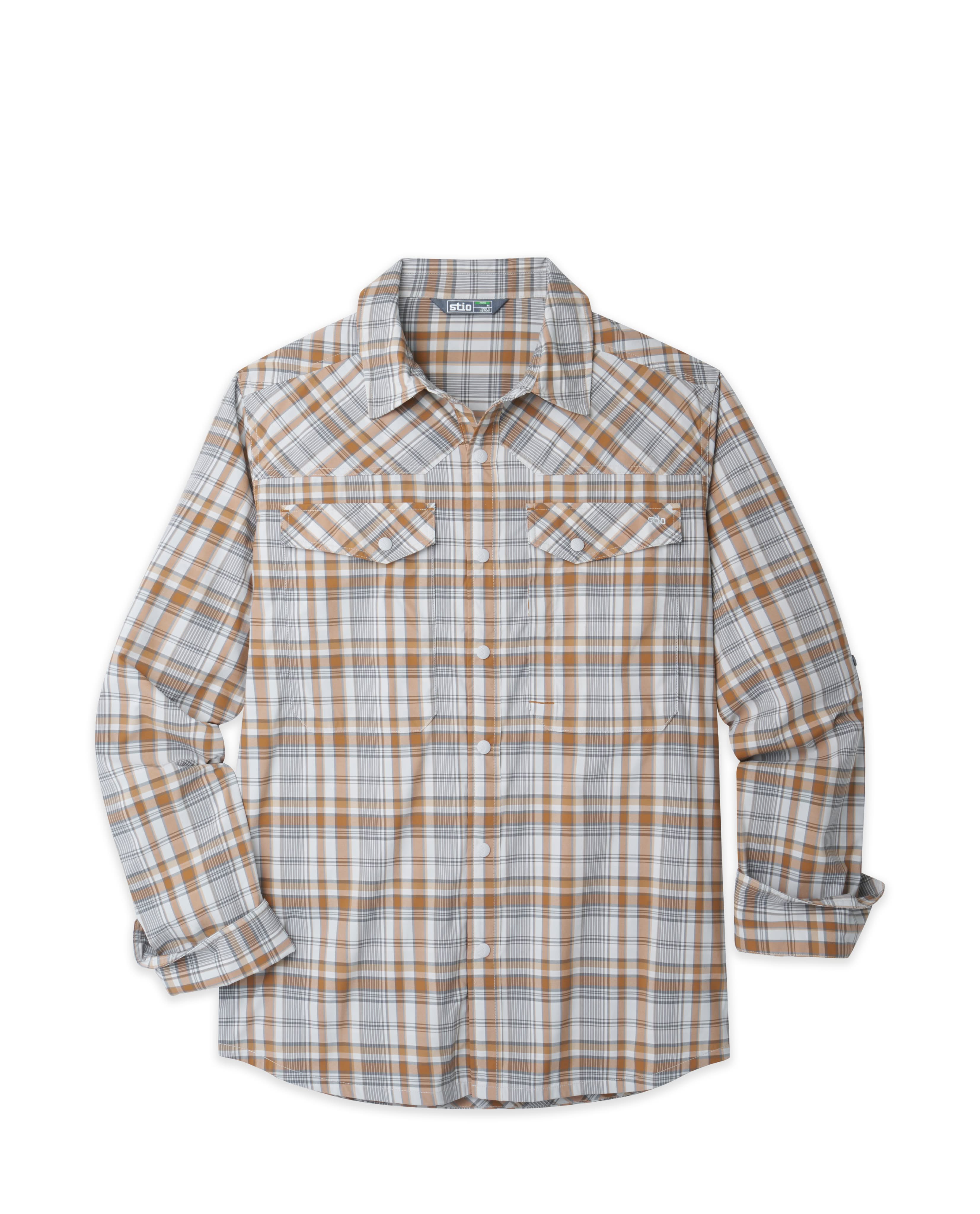 Chemise de pêche à manches longues pour hommes