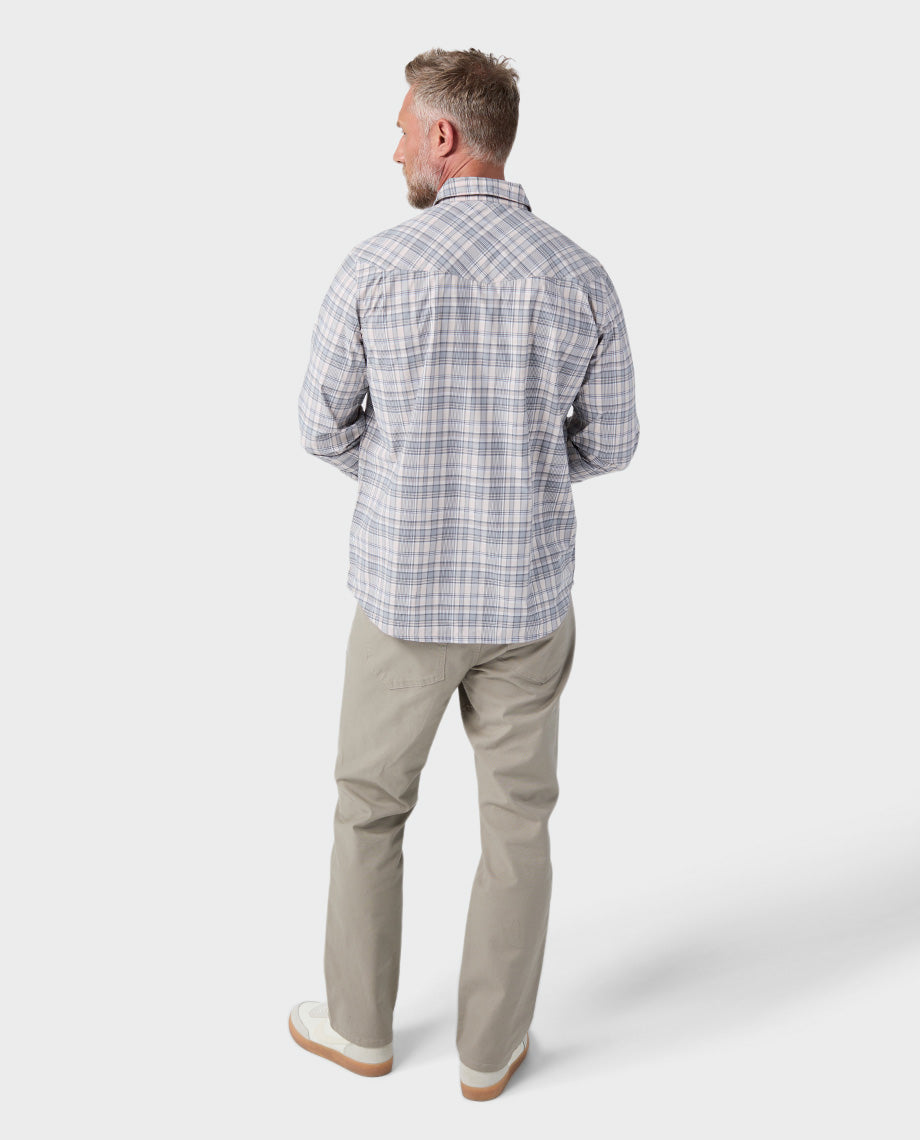 Chemise de pêche à manches longues pour hommes