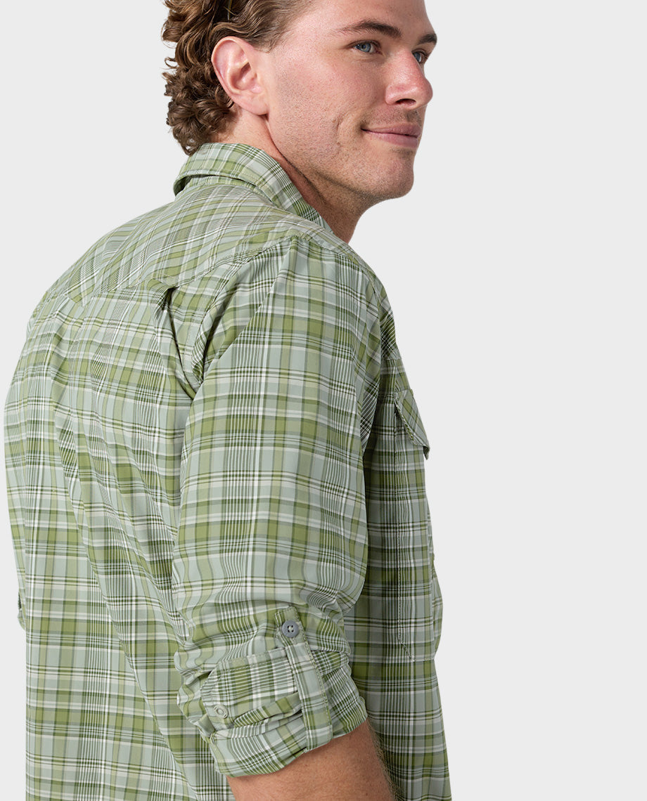 Chemise de pêche à manches longues pour hommes