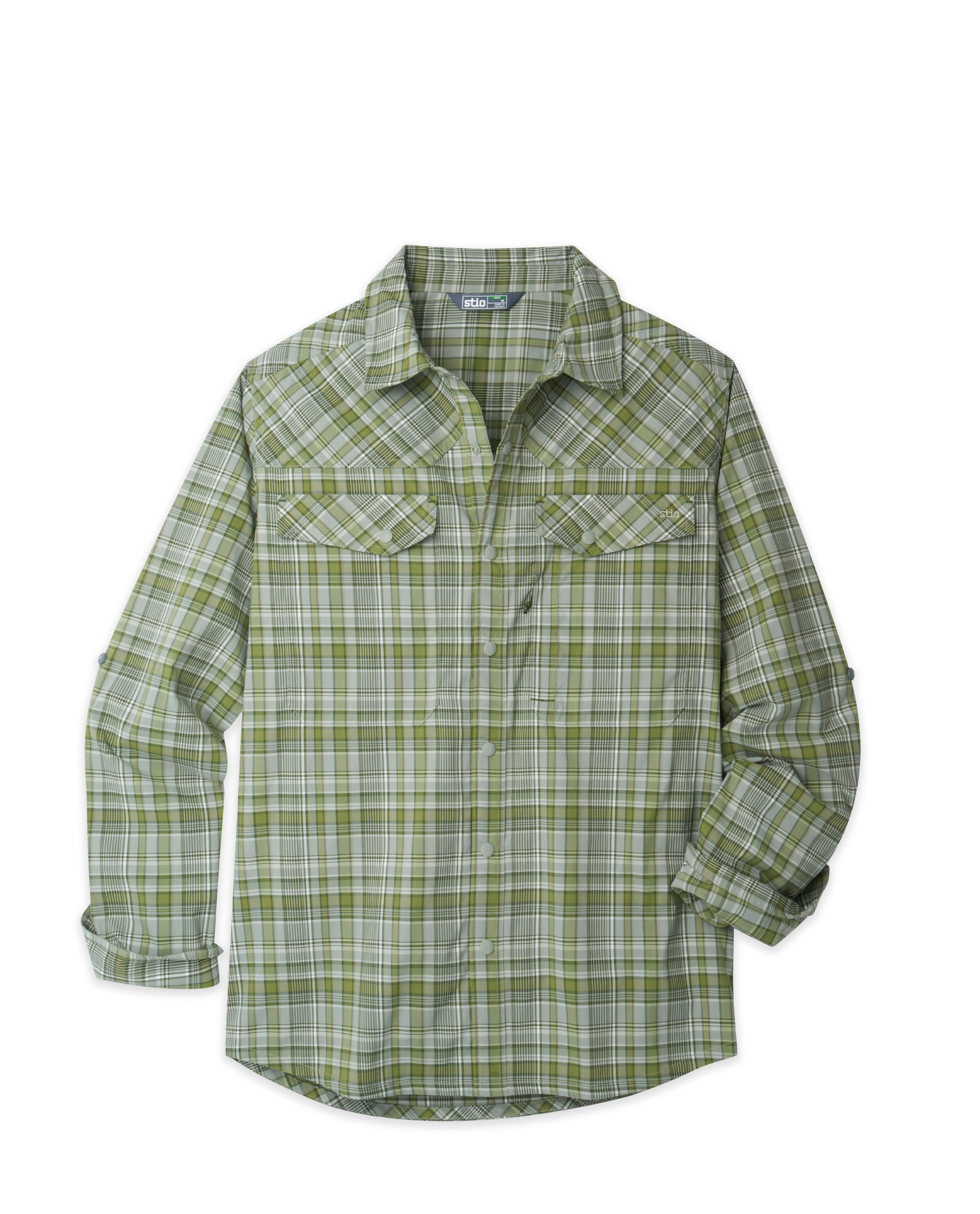 Chemise de pêche à manches longues pour hommes