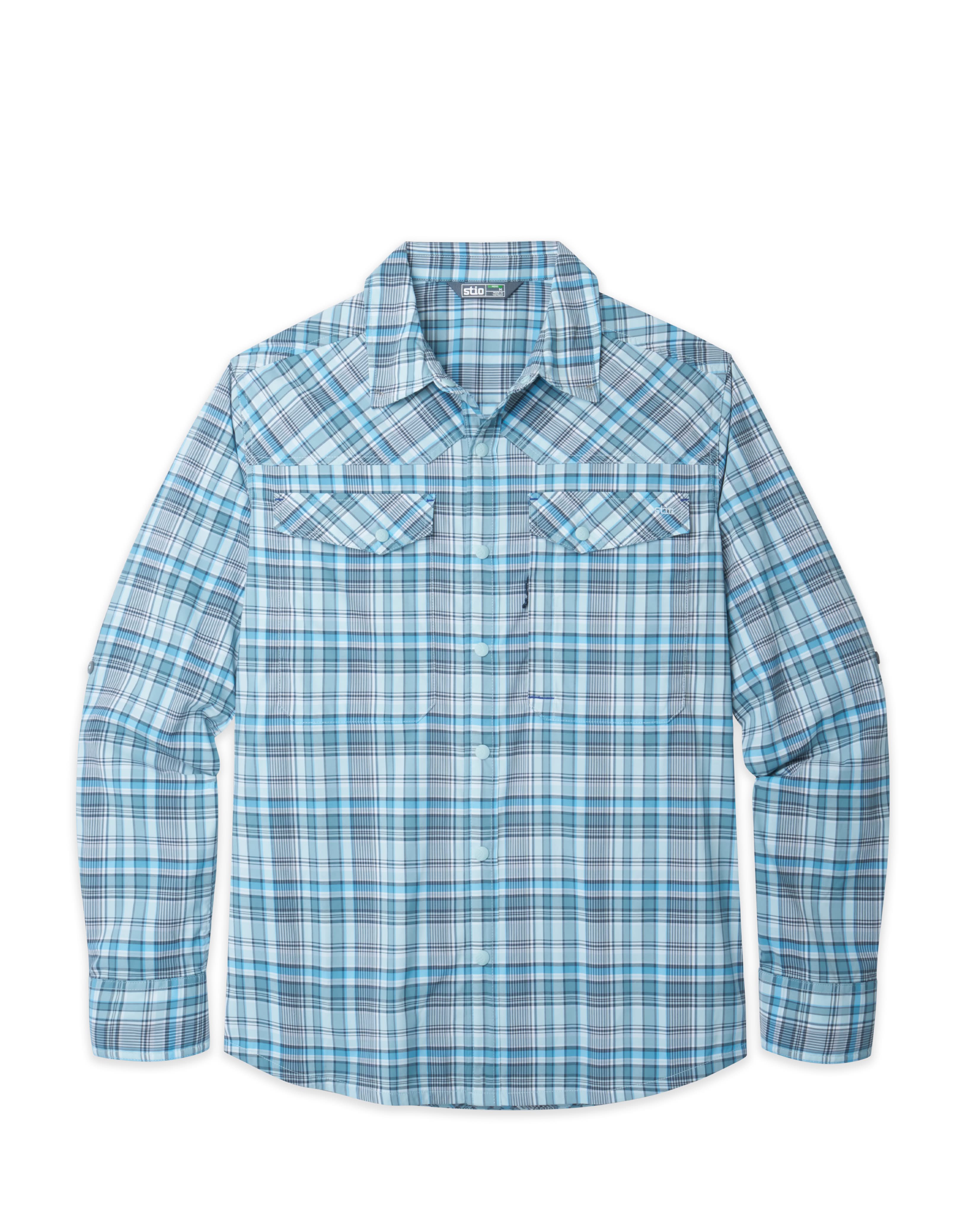 Chemise de pêche à manches longues pour hommes