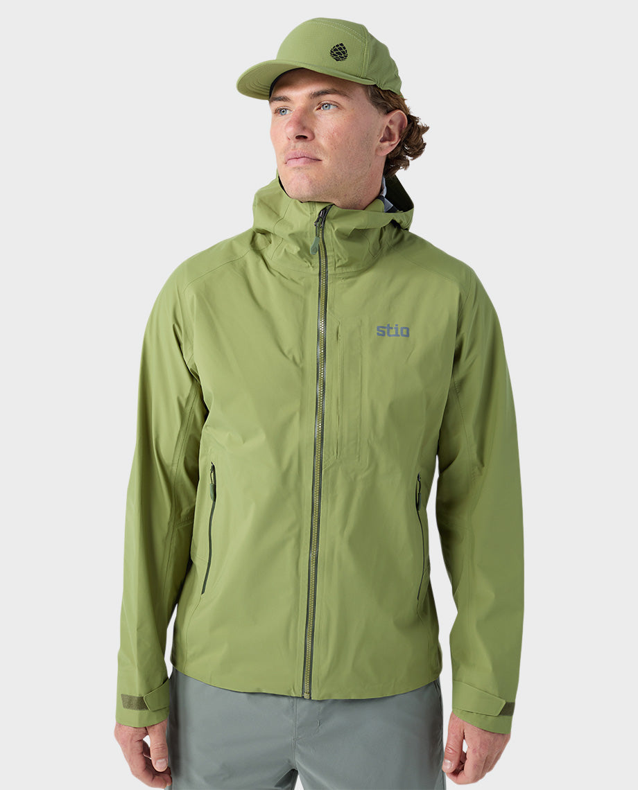 Veste imperméable à capuche pour hommes