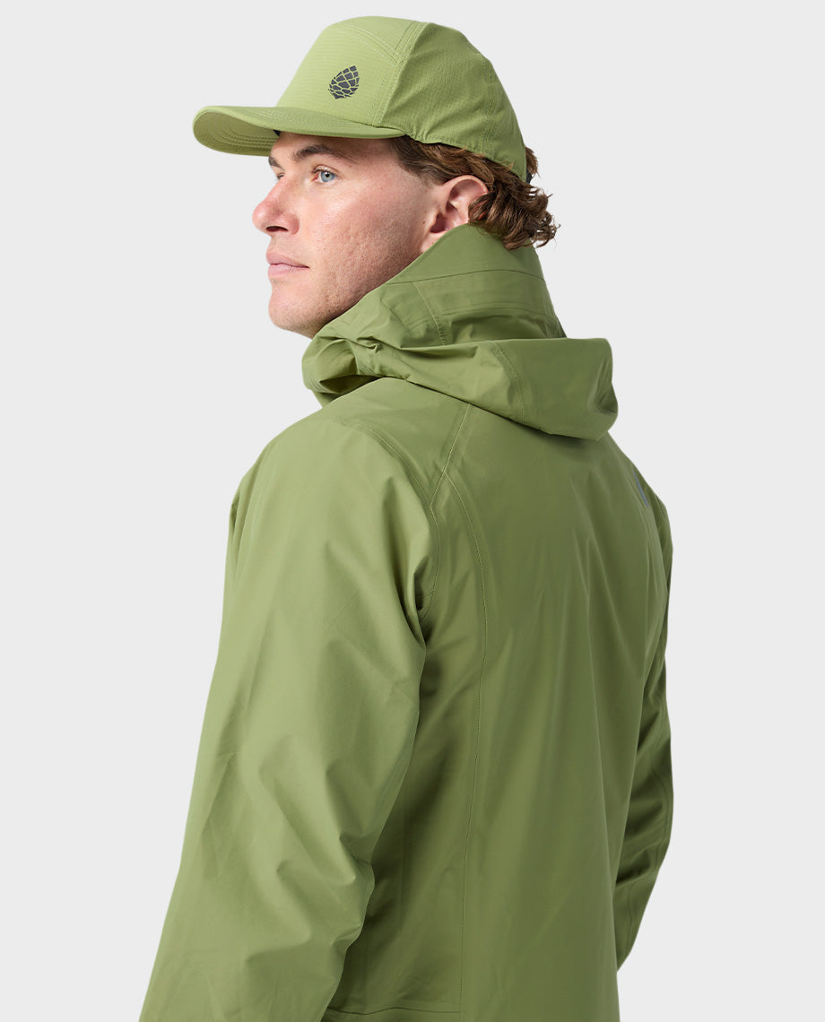 Veste imperméable à capuche pour hommes