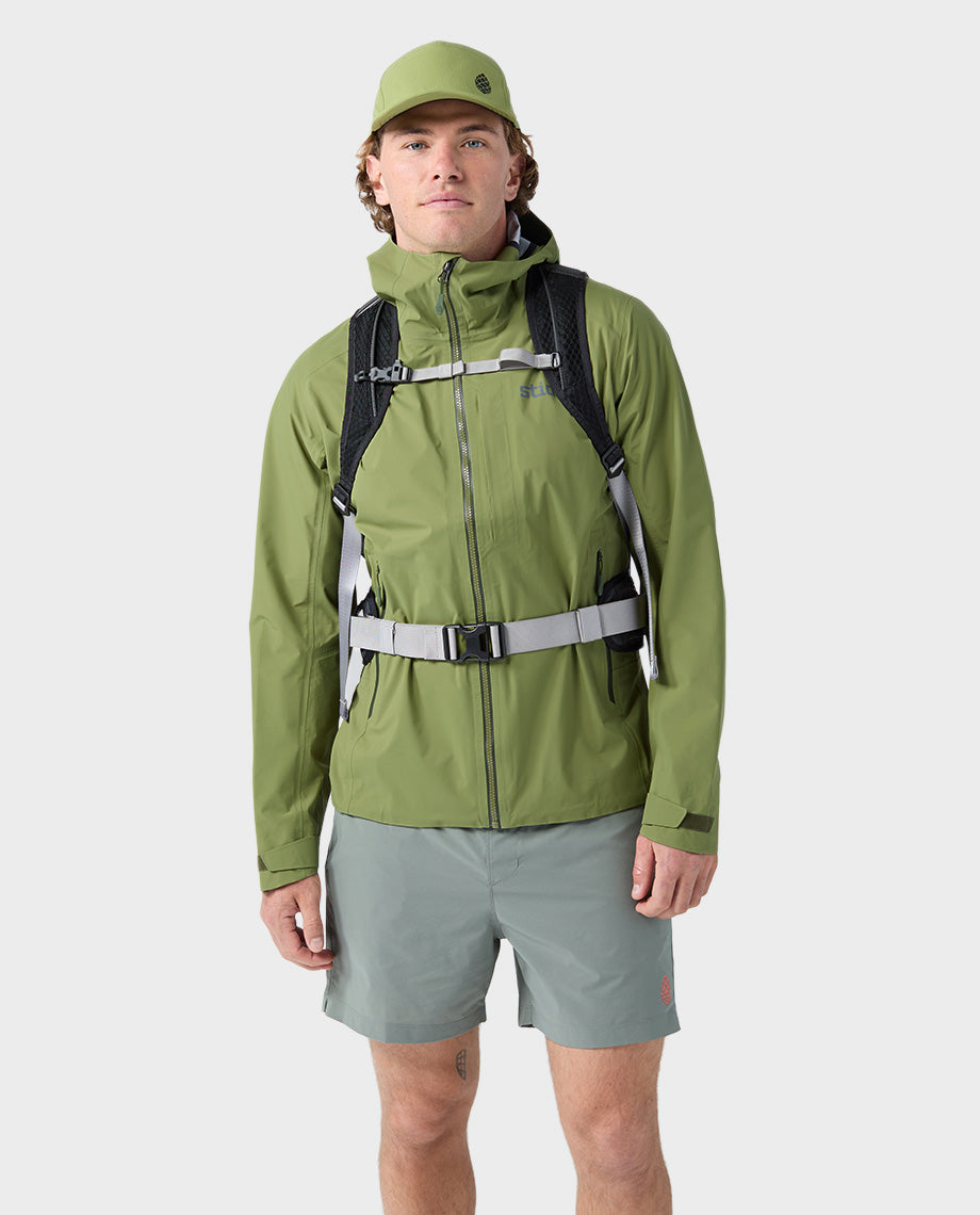 Veste imperméable à capuche pour hommes
