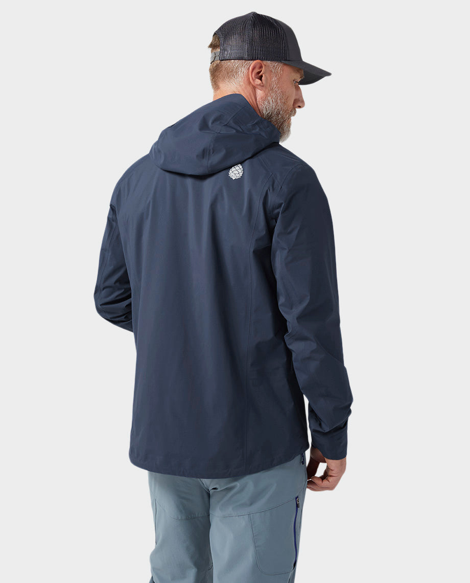 Veste imperméable à capuche pour hommes