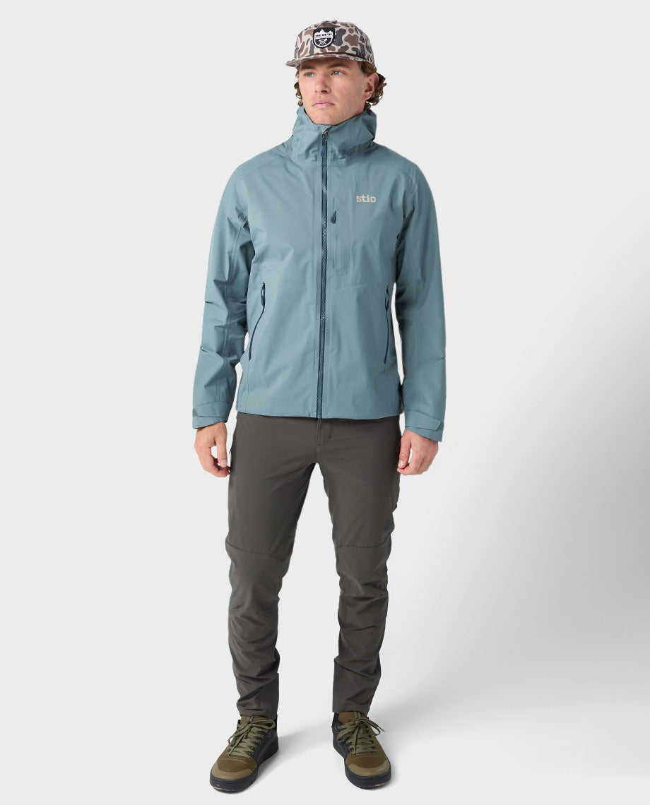 Veste imperméable à capuche pour hommes