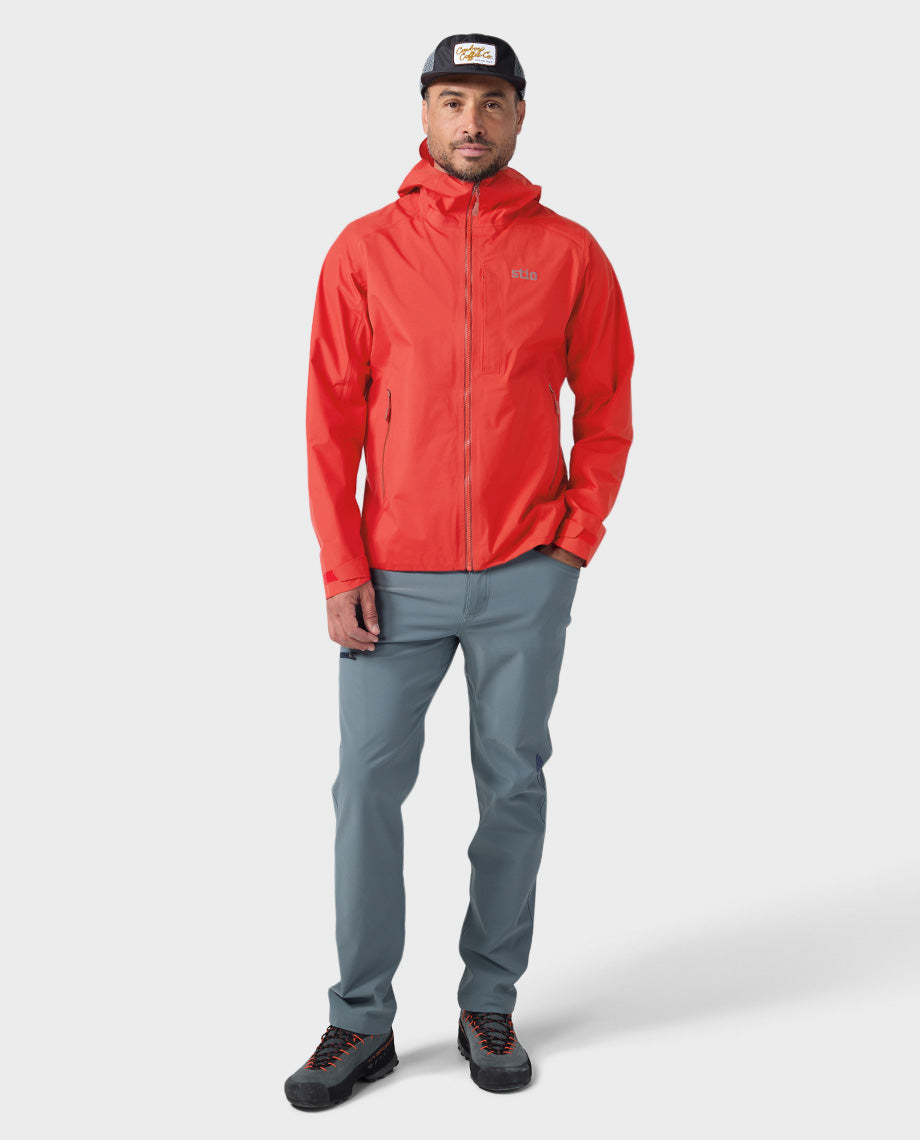 Veste imperméable à capuche pour hommes