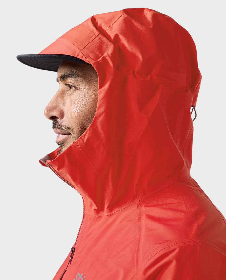 Veste imperméable à capuche pour hommes