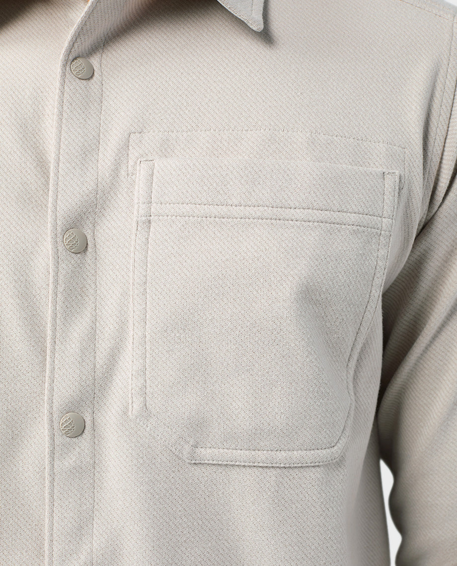 Chemise en maille extensible pour homme