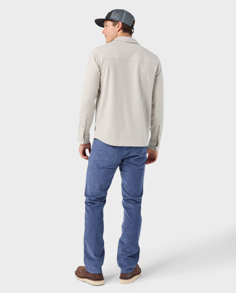 Chemise en maille extensible pour homme