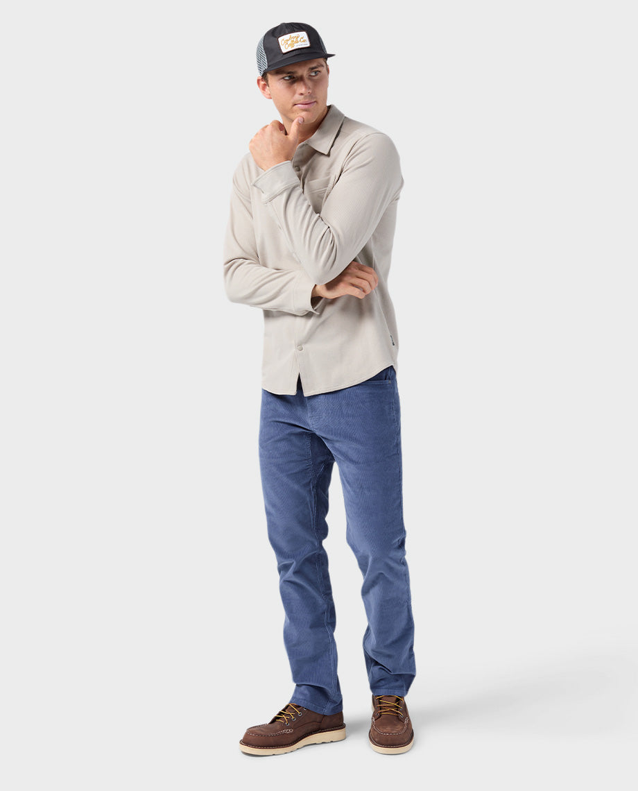 Chemise en maille extensible pour homme