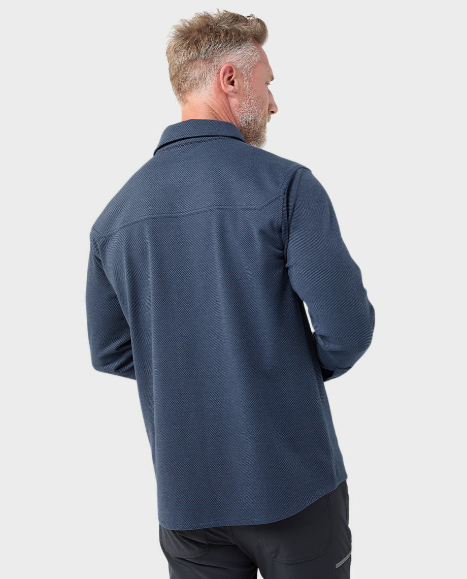 Chemise en maille extensible pour homme
