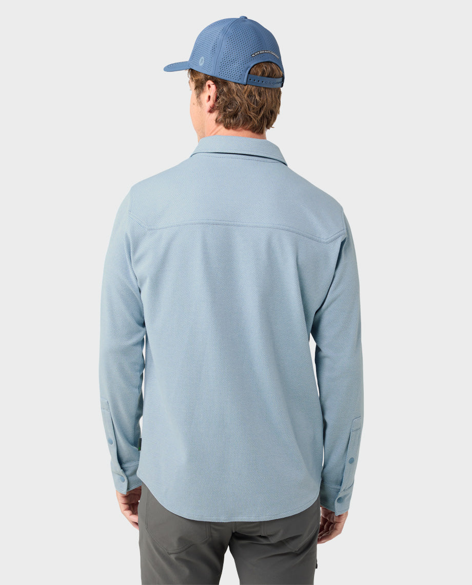 Chemise en maille extensible pour homme
