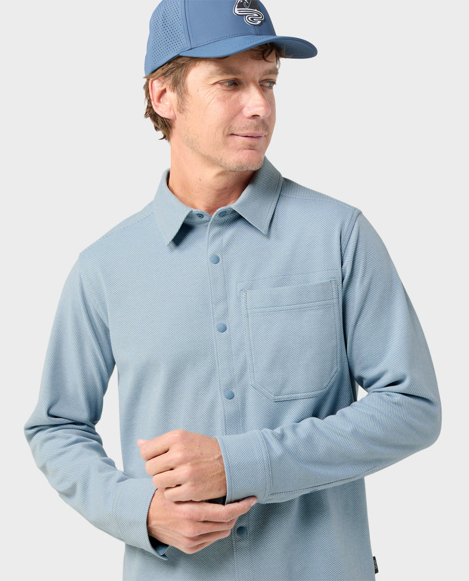 Chemise en maille extensible pour homme