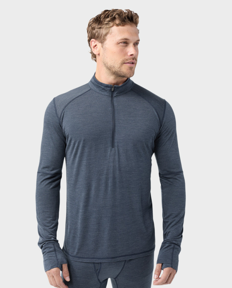 Semi-zippé léger pour homme