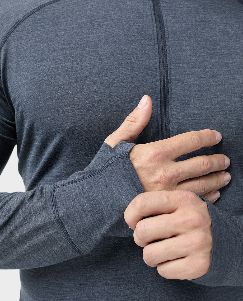 Semi-zippé léger pour homme