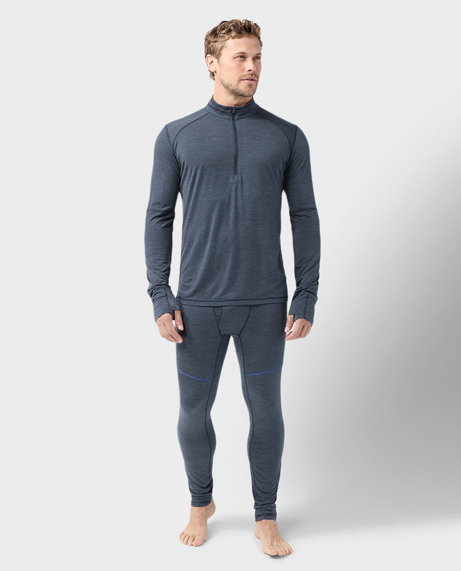 Semi-zippé léger pour homme