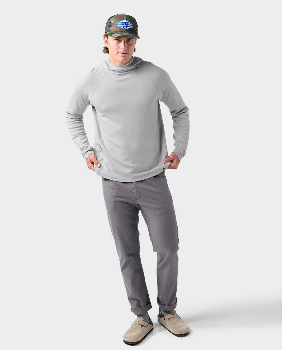 Sweat à capuche mi-lourd pour homme