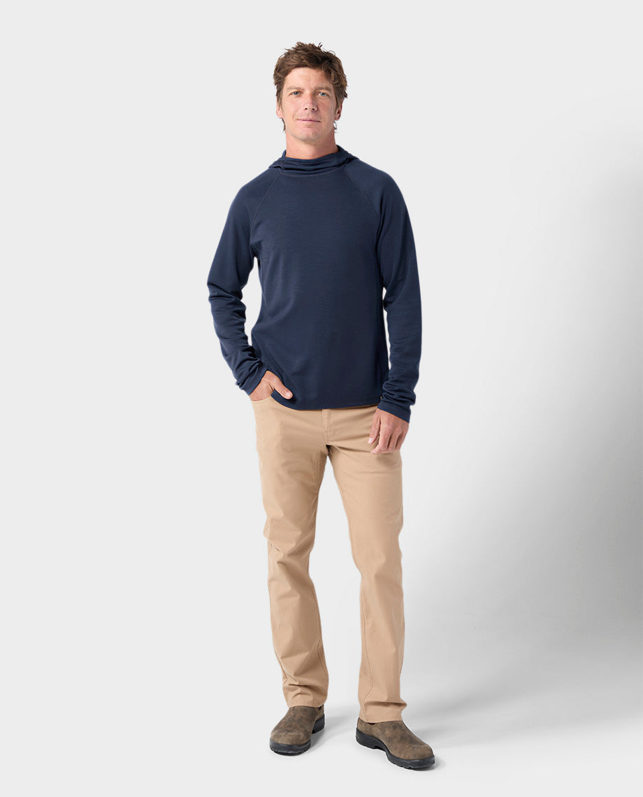 Sweat à capuche mi-lourd pour homme