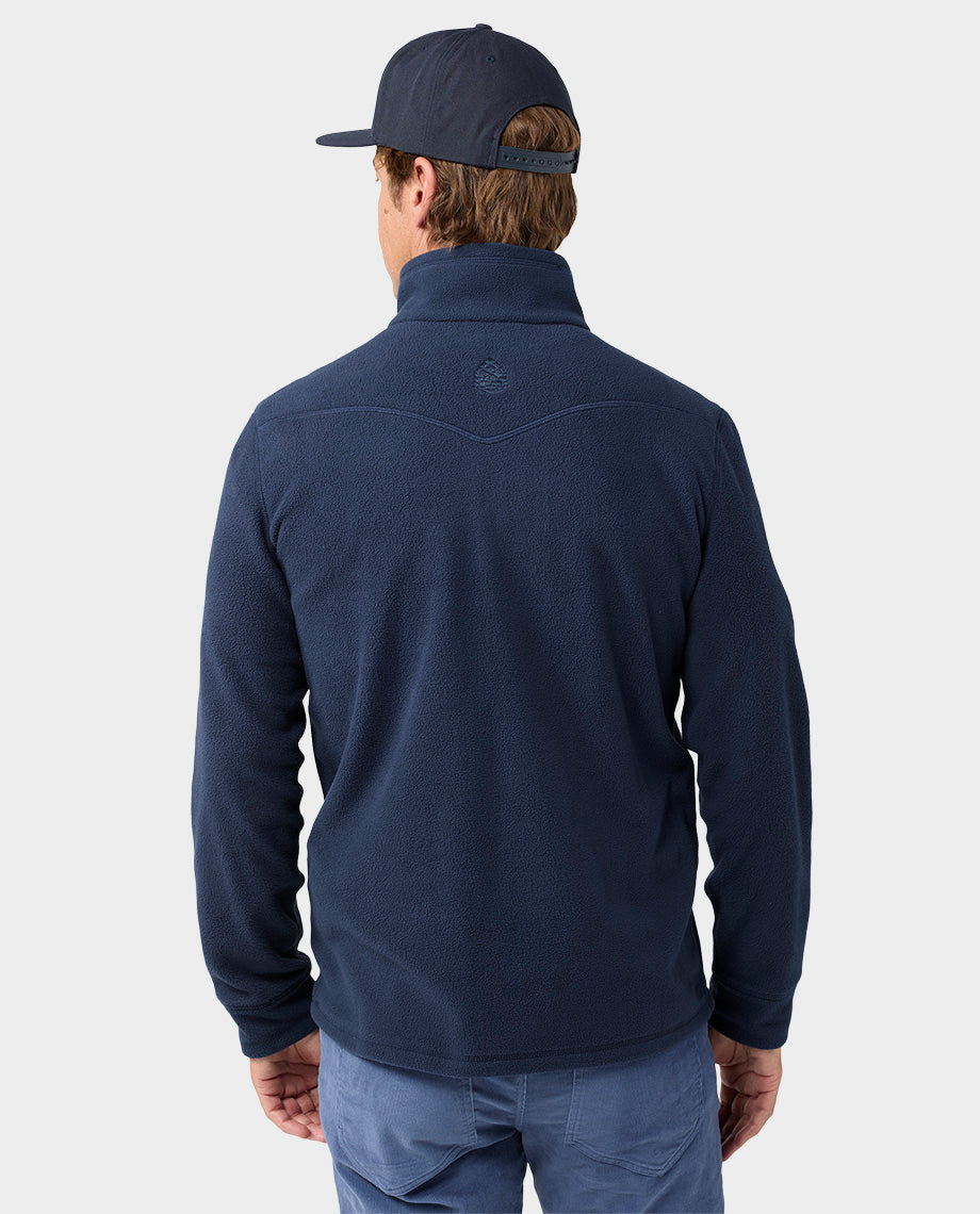 Polaire demi-zip homme