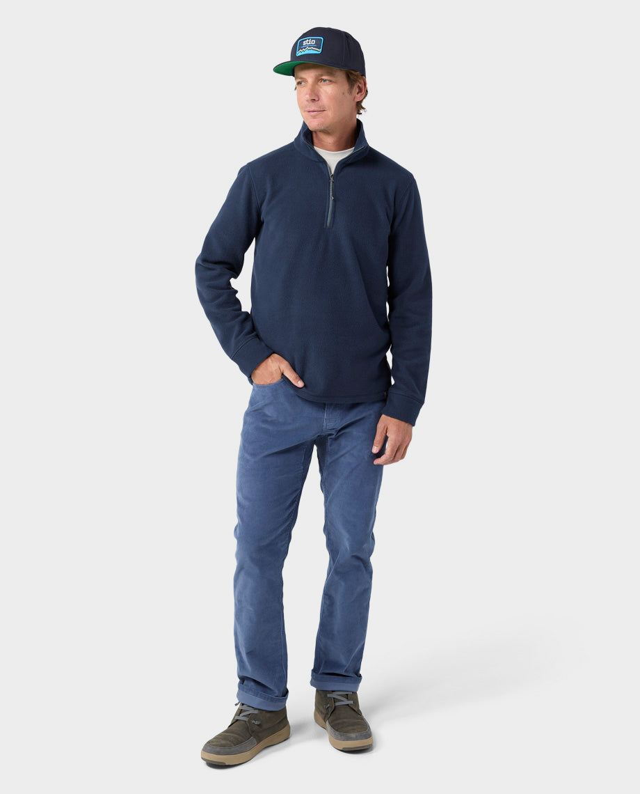 Polaire demi-zip homme