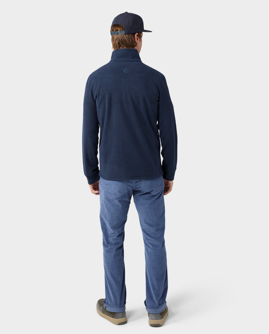 Polaire demi-zip homme