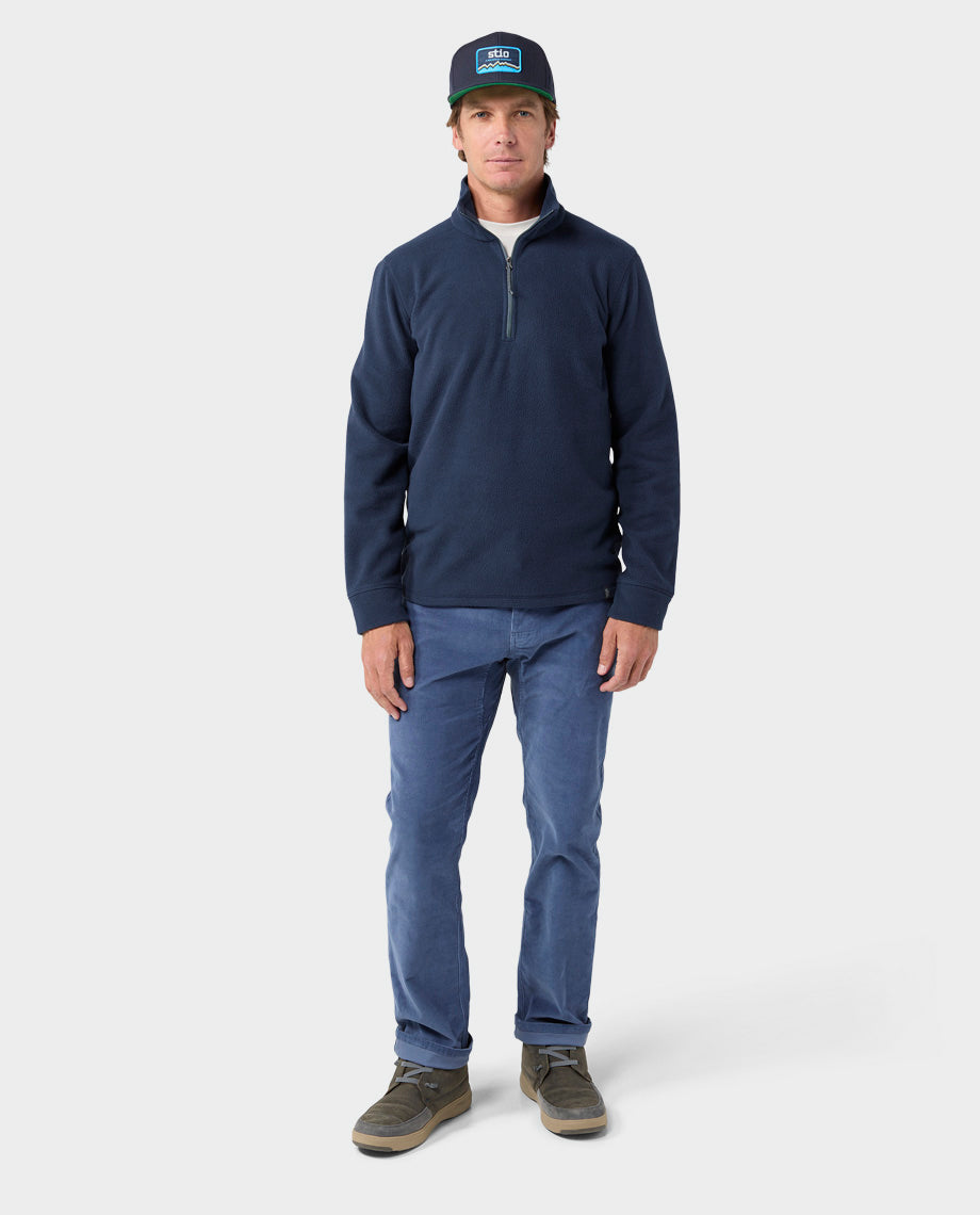 Polaire demi-zip homme