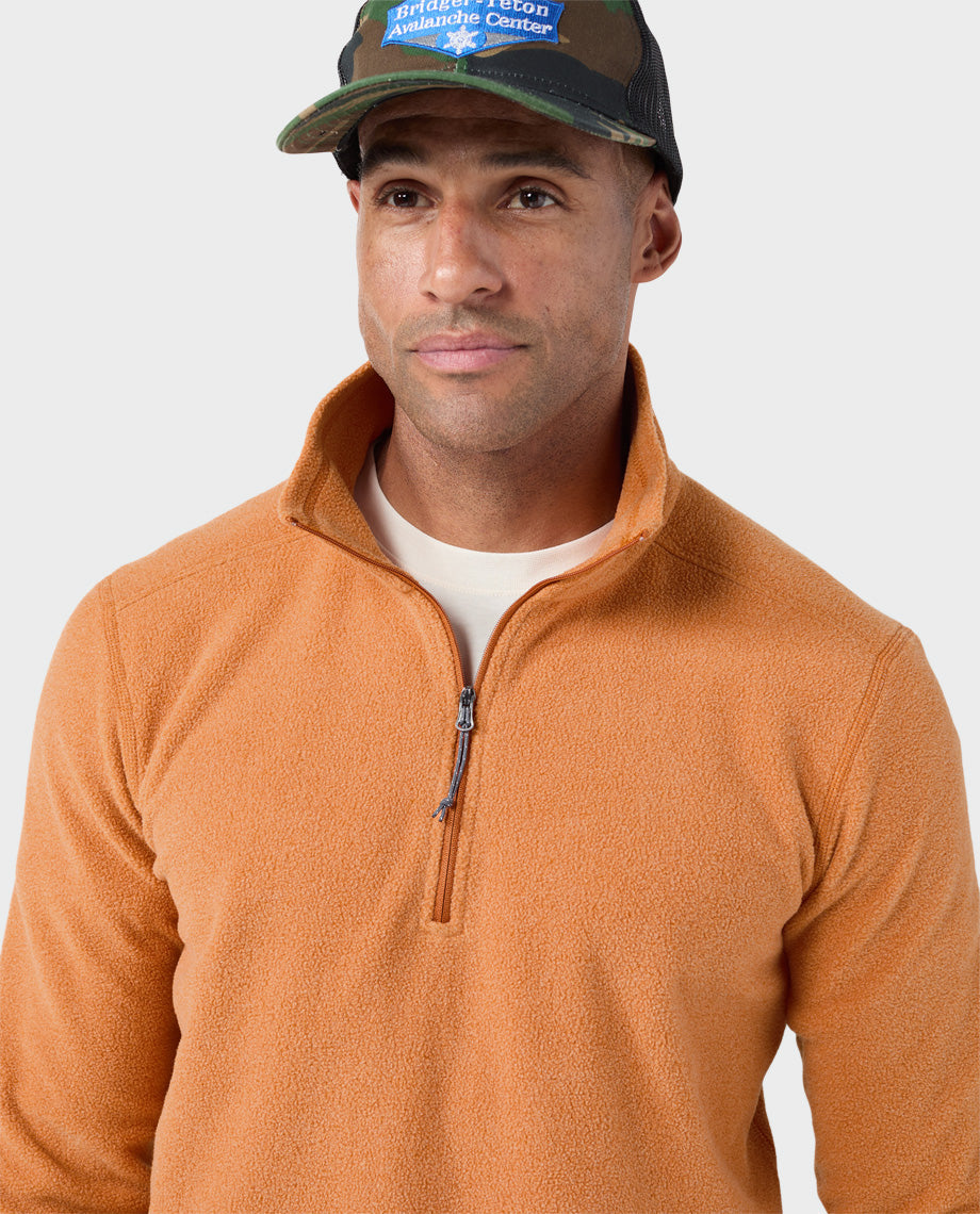 Polaire demi-zip homme