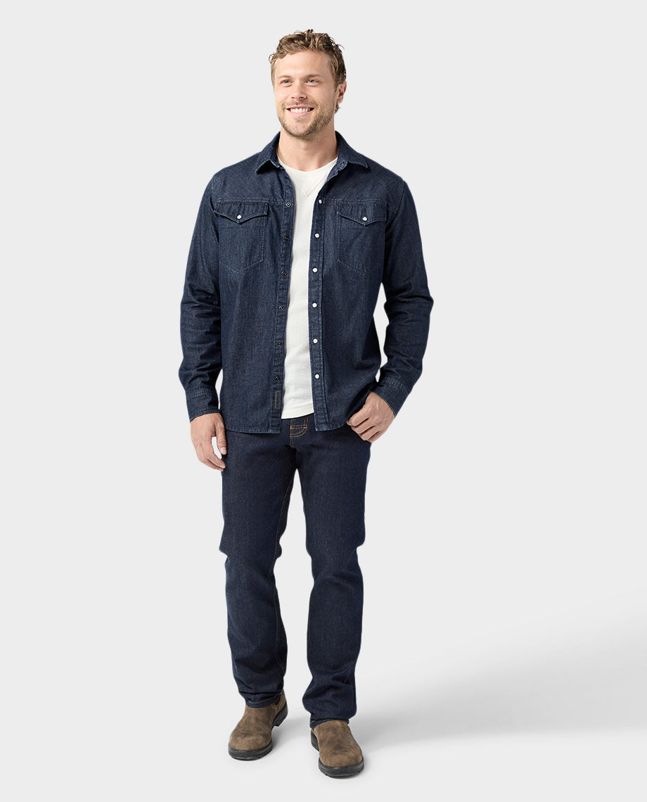 Chemise en jean japonais pour homme