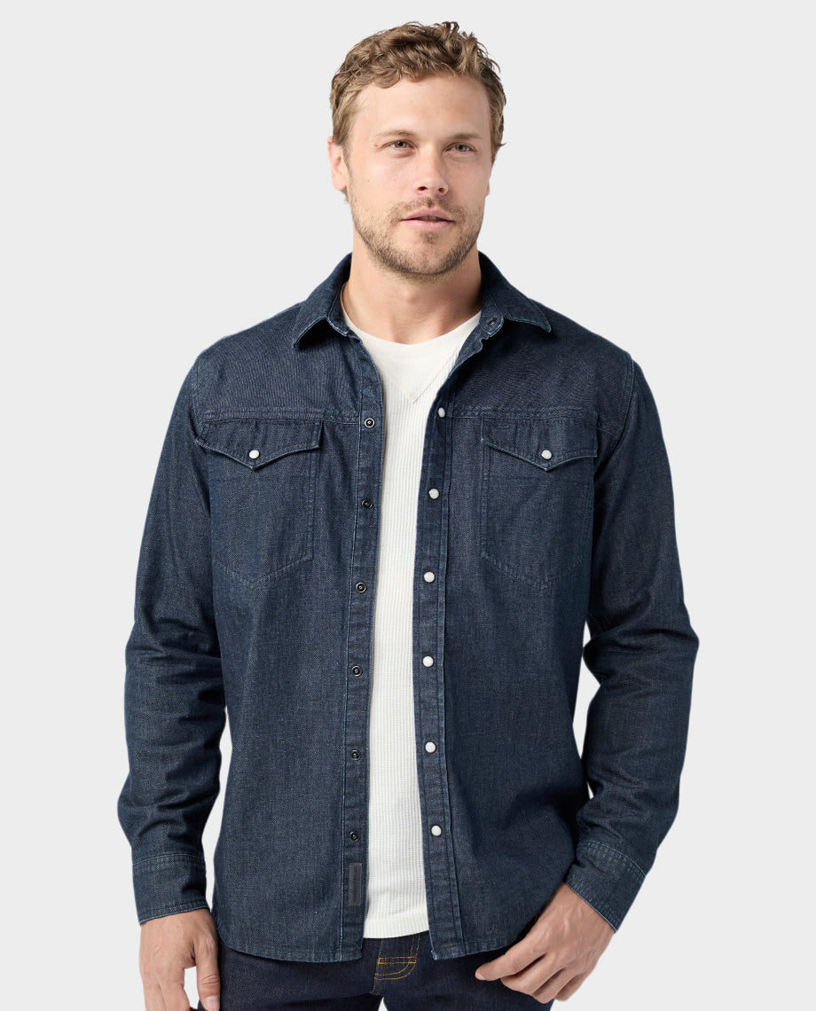 Chemise en jean japonais pour homme