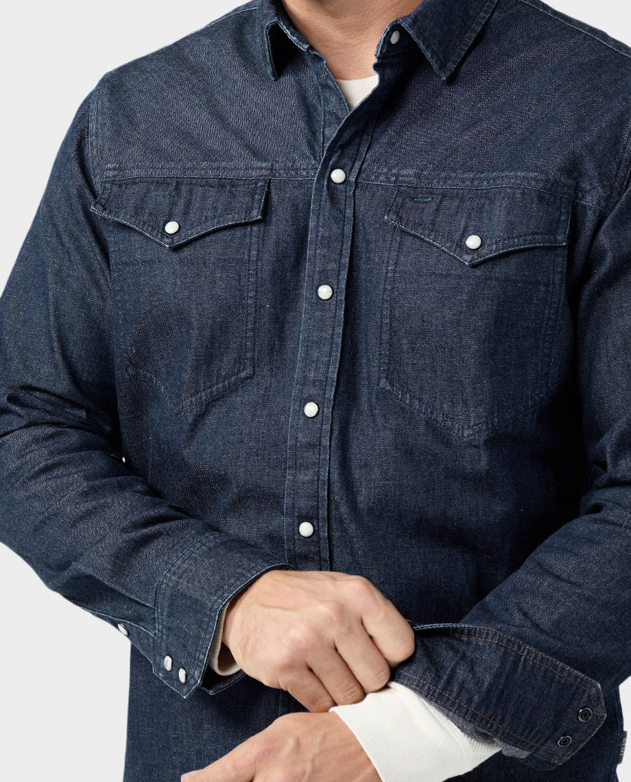 Chemise en jean japonais pour homme
