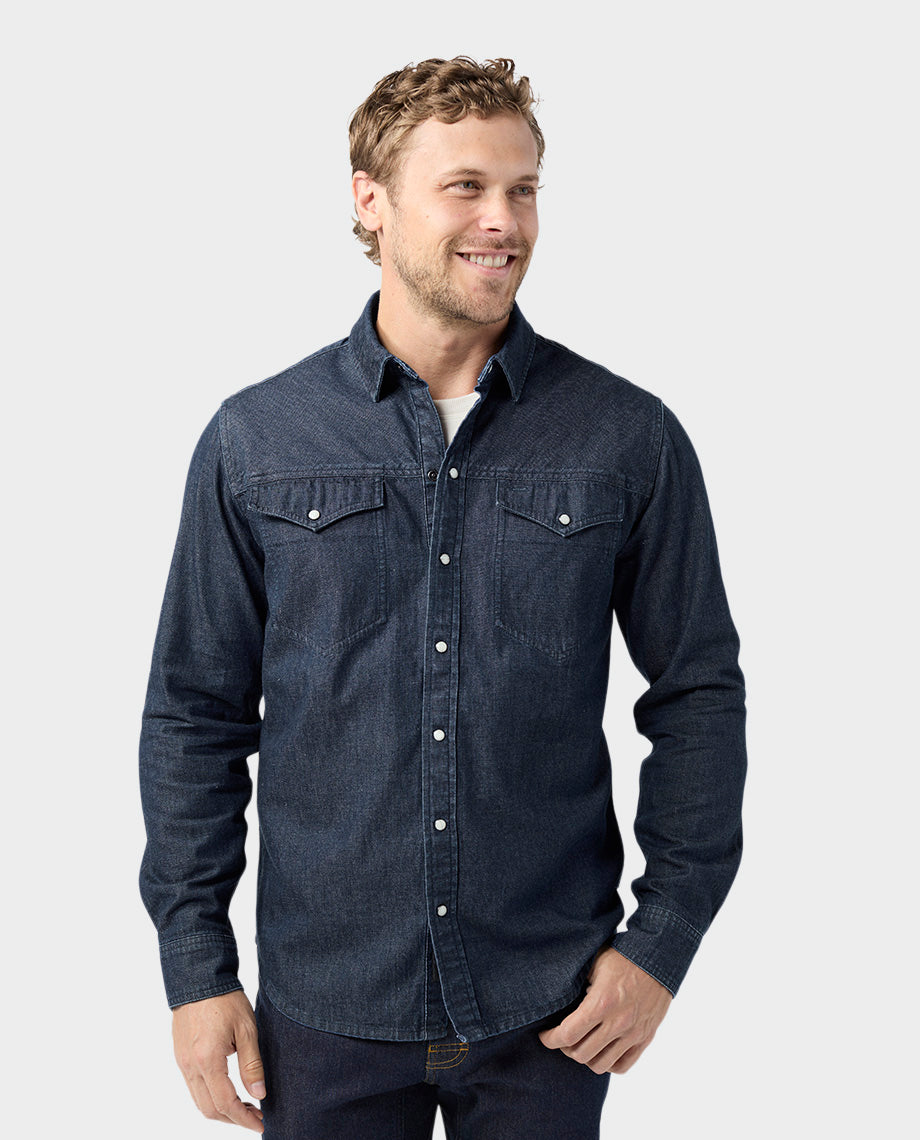 Chemise en jean japonais pour homme
