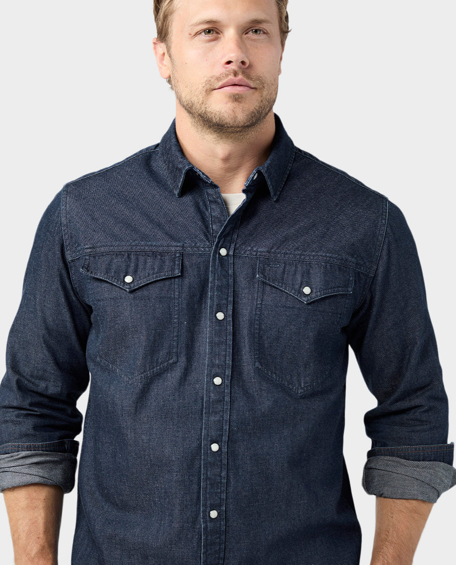 Chemise en jean japonais pour homme