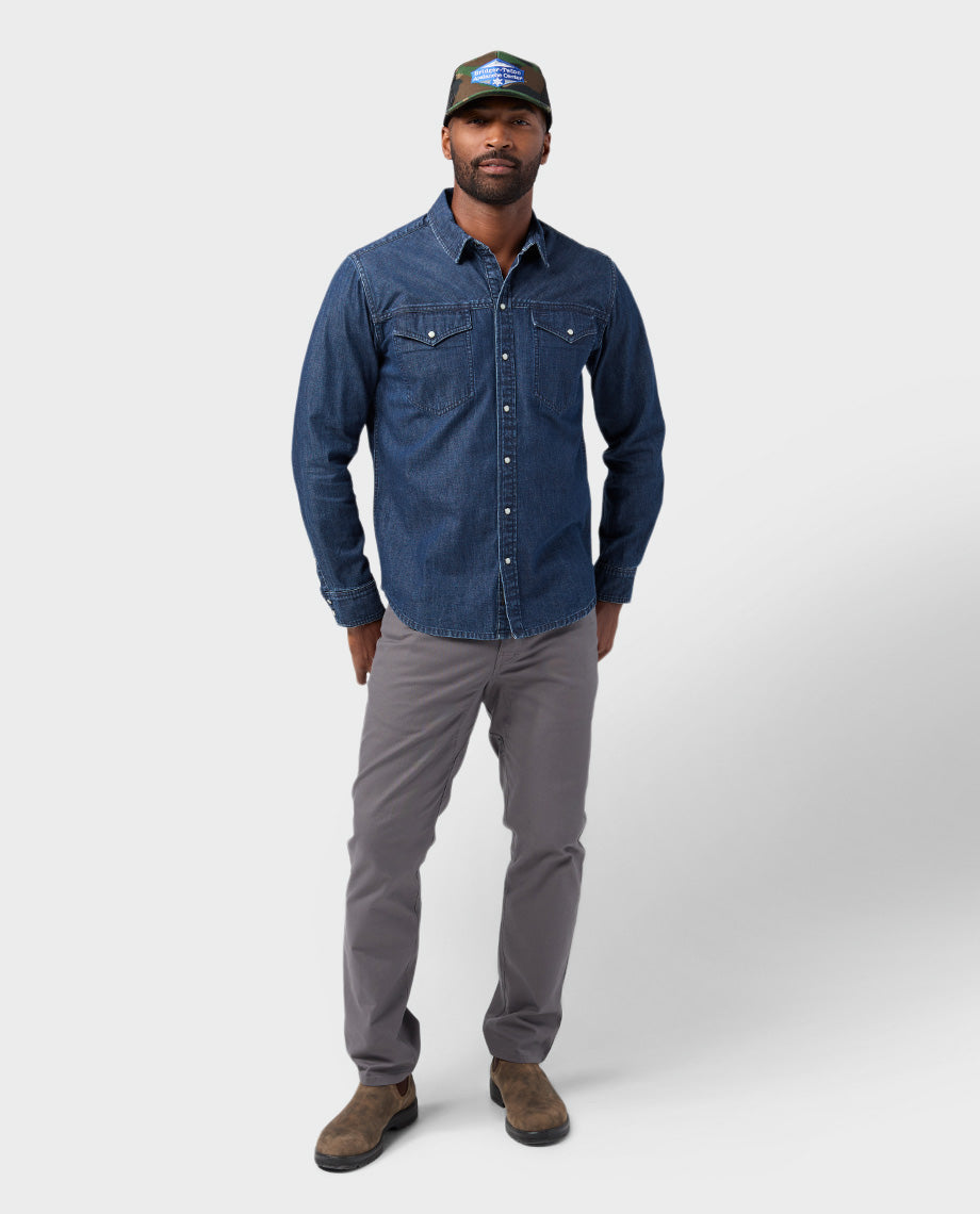 Chemise en jean japonais pour homme