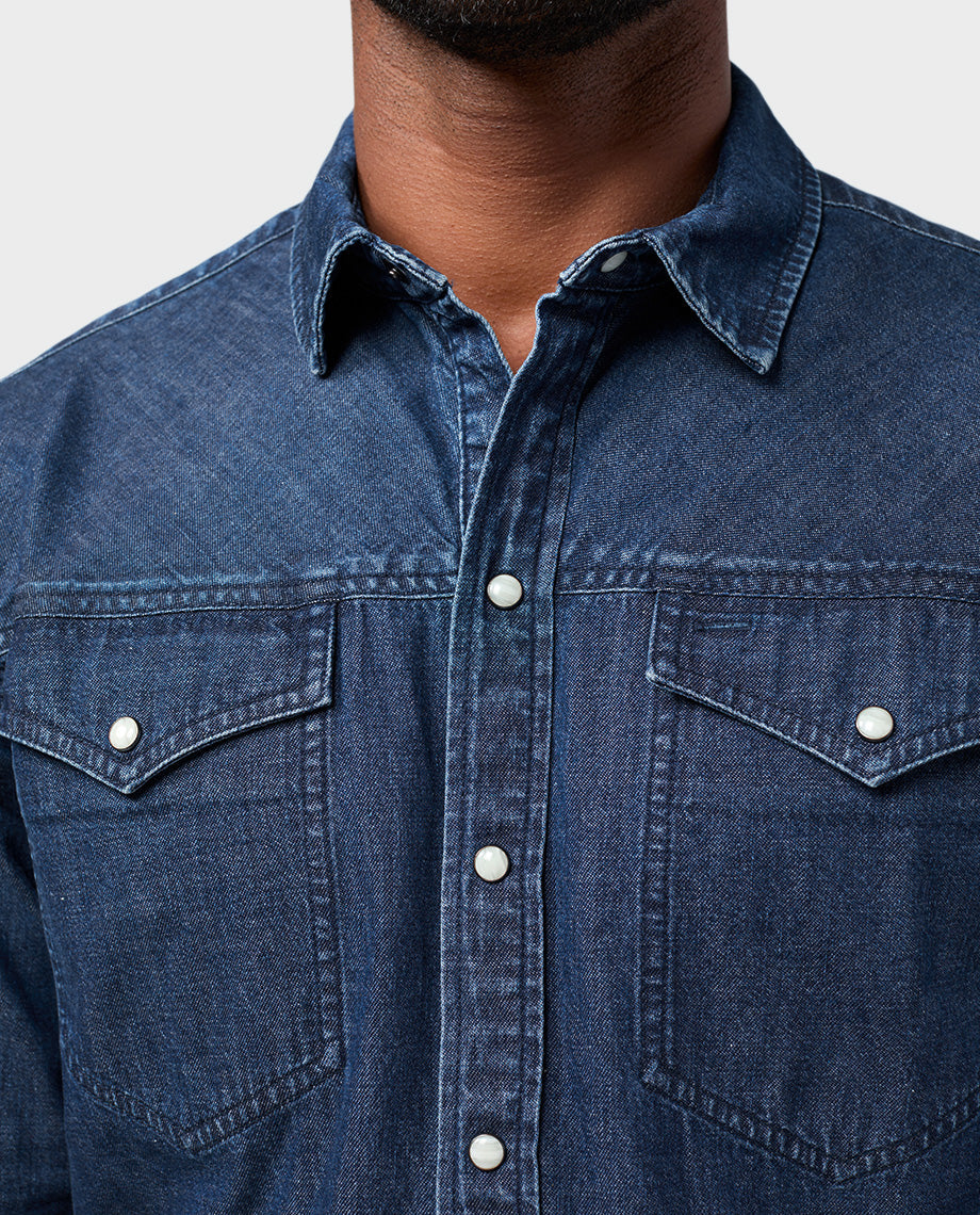 Chemise en jean japonais pour homme