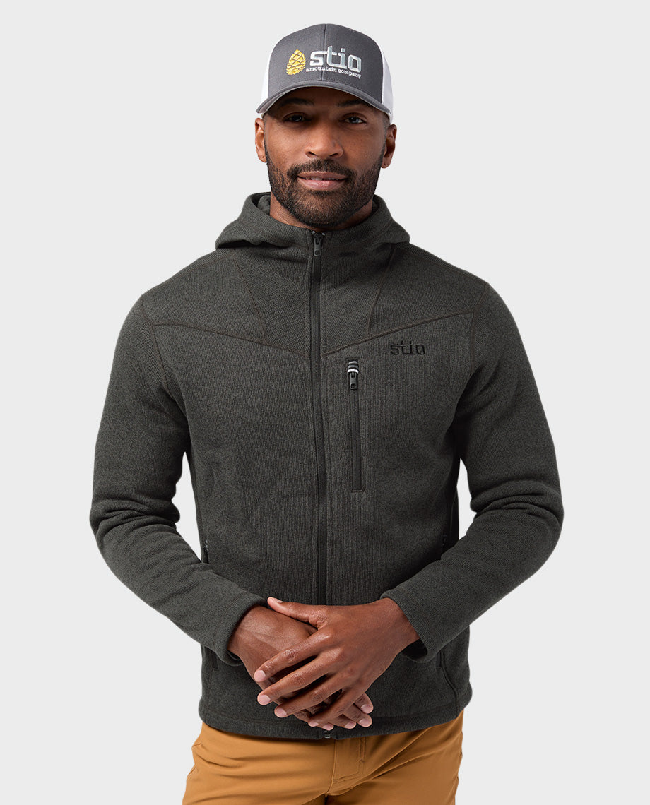 Sweat à capuche polaire homme