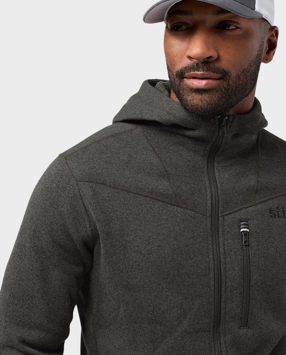Sweat à capuche polaire homme