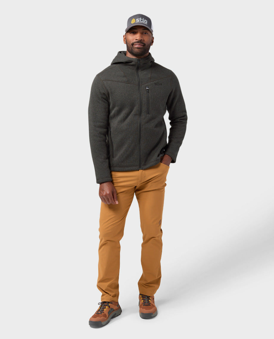 Sweat à capuche polaire homme