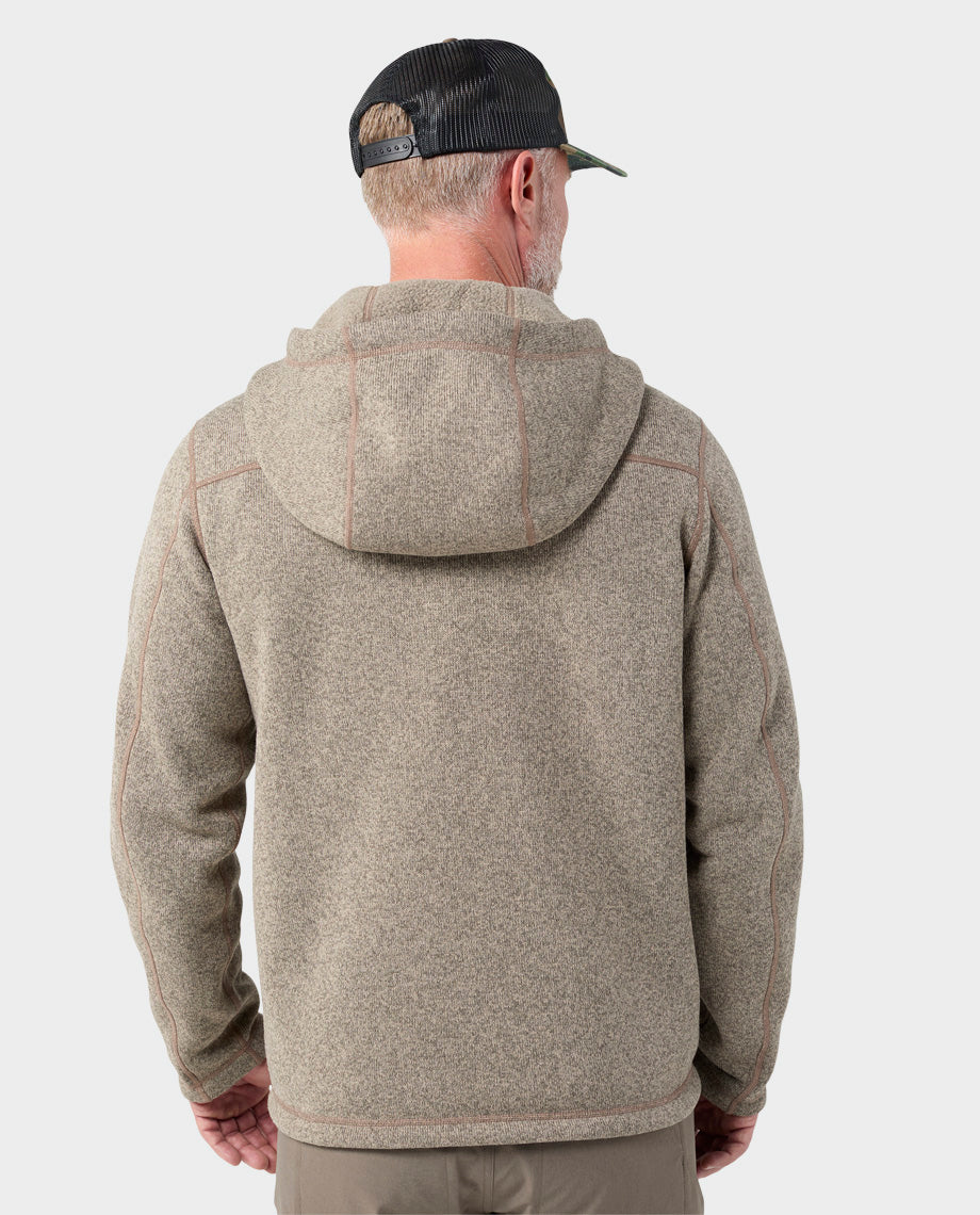 Sweat à capuche polaire homme