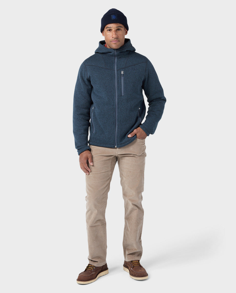 Sweat à capuche polaire homme