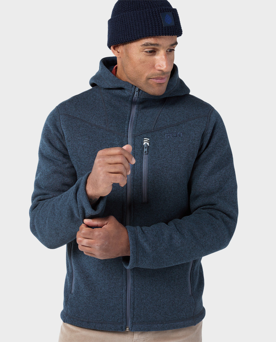 Sweat à capuche polaire homme