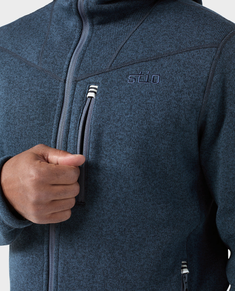 Sweat à capuche polaire homme