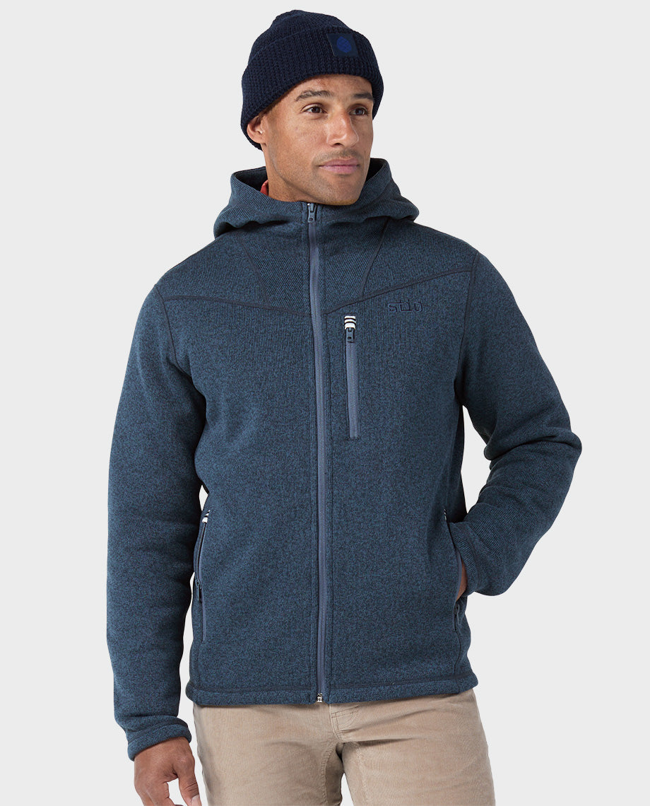 Sweat à capuche polaire homme