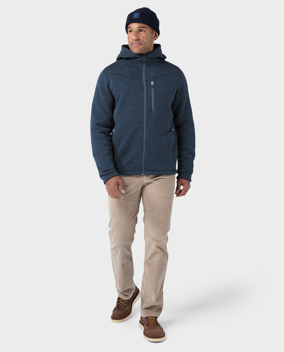 Sweat à capuche polaire homme
