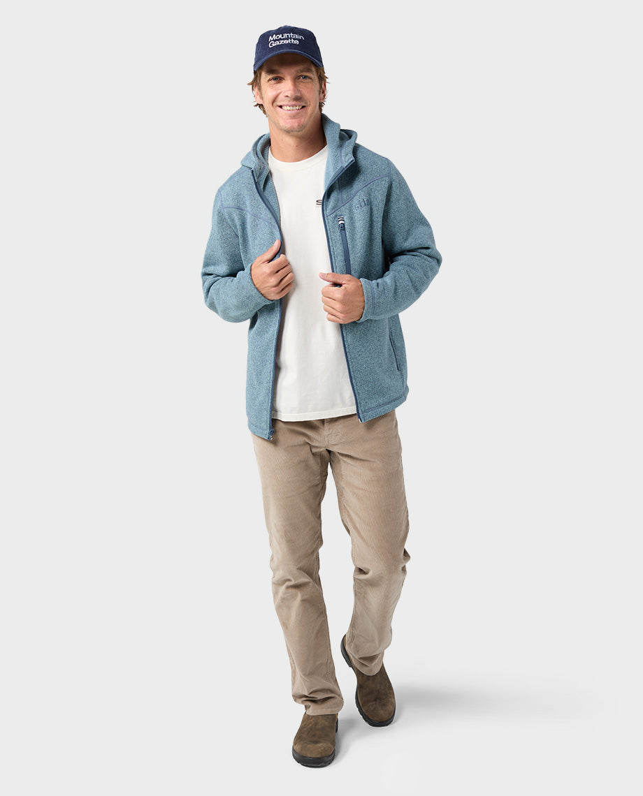 Sweat à capuche polaire homme