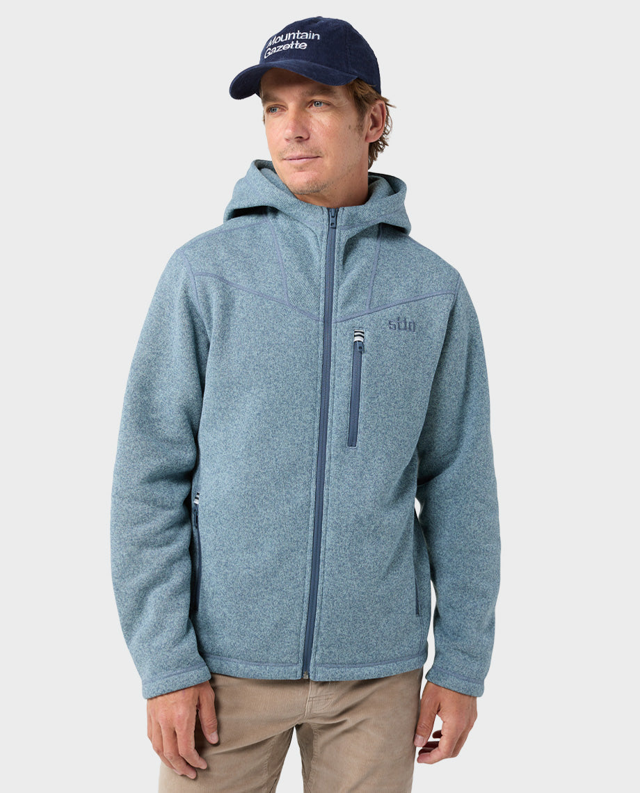 Sweat à capuche polaire homme
