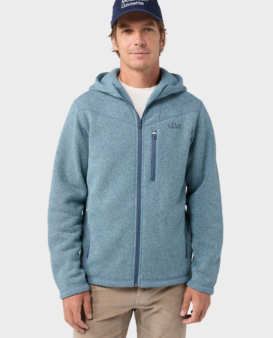 Sweat à capuche polaire homme