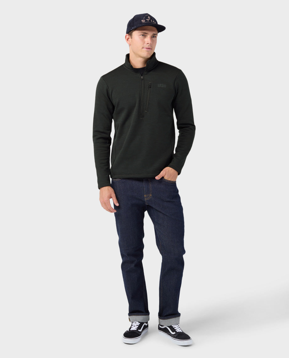 Pulls mi-zippés Power Stretch pour homme