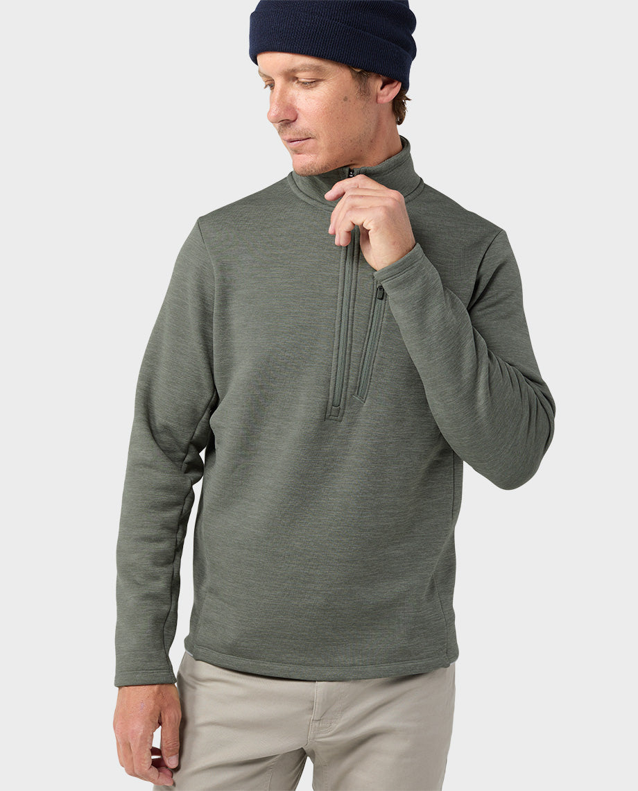 Pulls mi-zippés Power Stretch pour homme