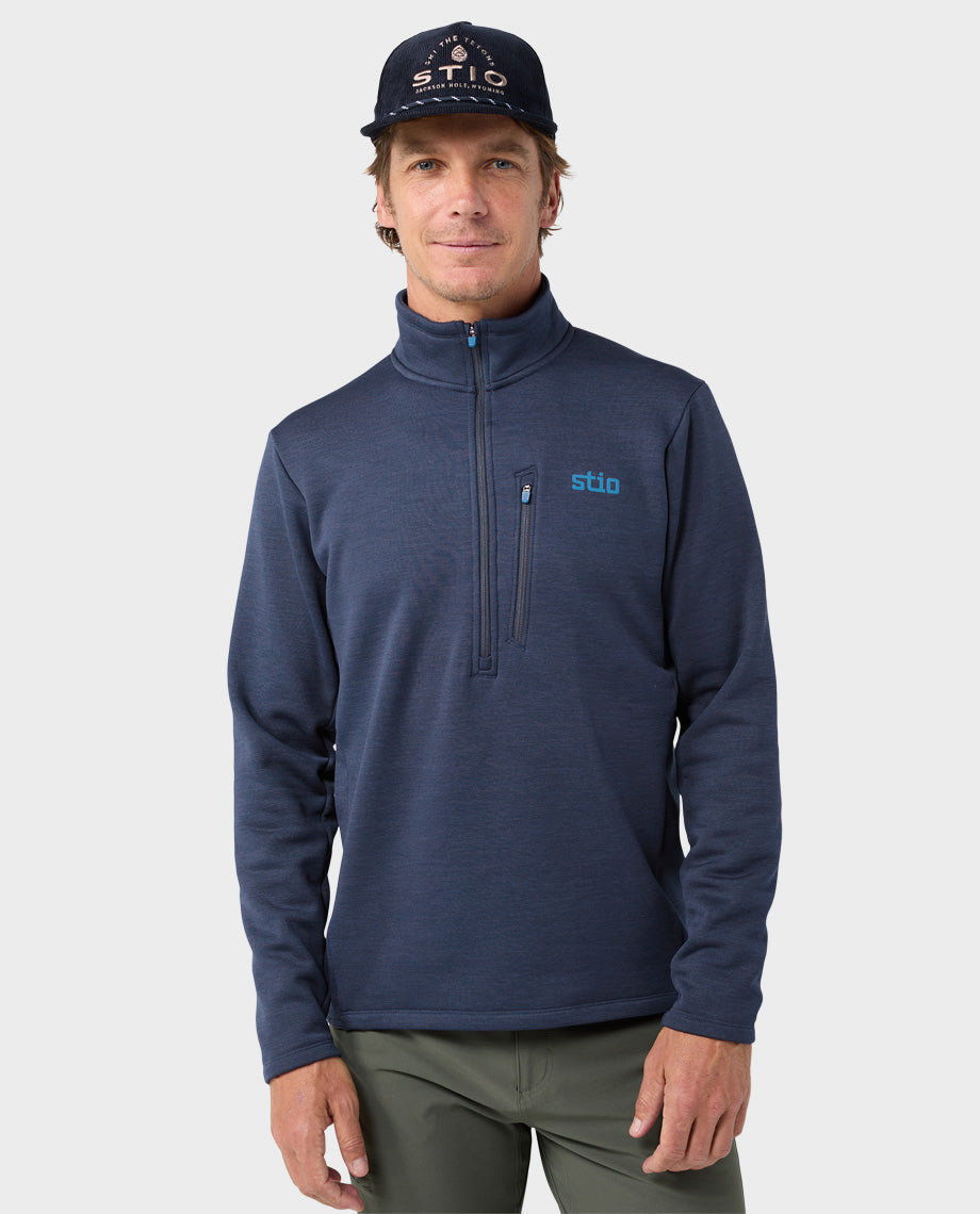 Pulls mi-zippés Power Stretch pour homme
